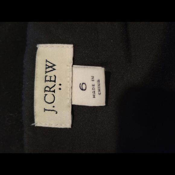 J Crew size 6 black wool blend pencil skirt - Picture 3 of 6